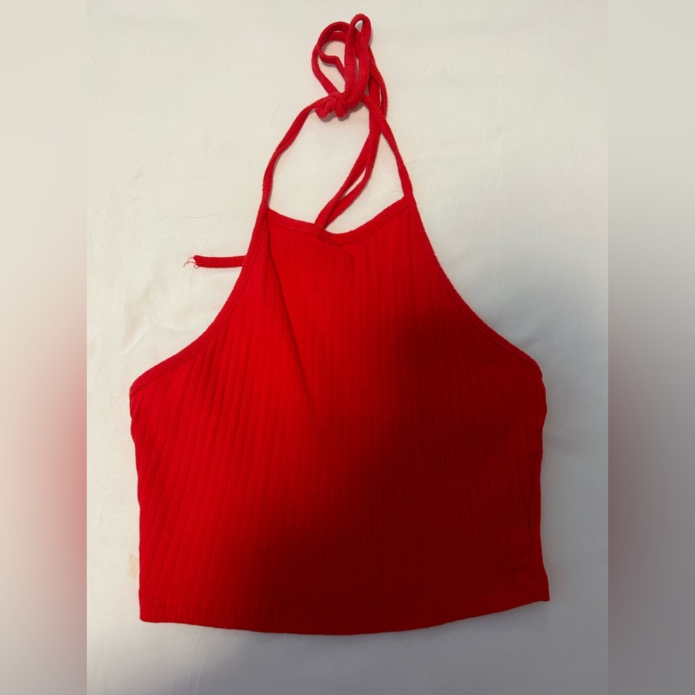 Red Halter Top